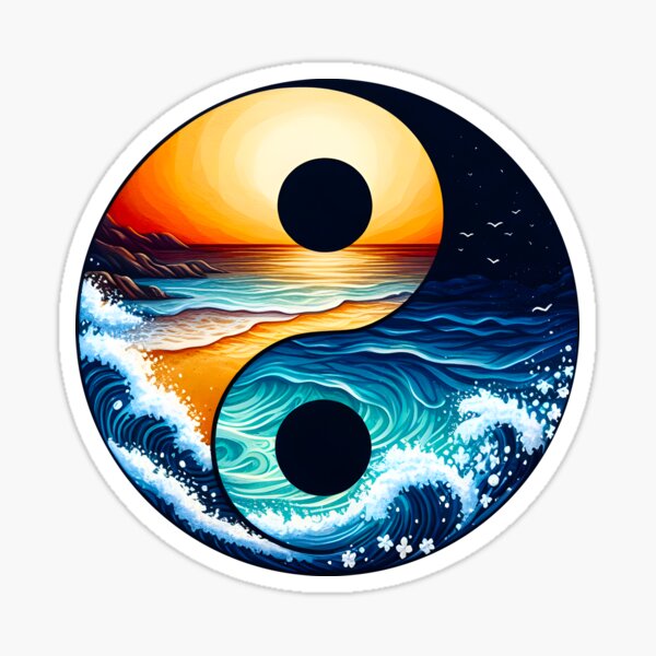 Item preview, Yin Yang Sea designed and sold by TigArt.