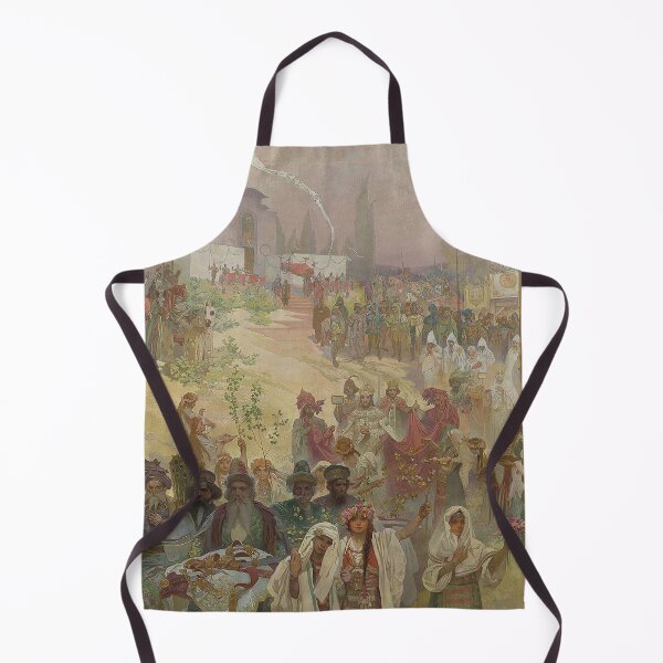 Item preview, The Slav Epic cycle No 6 The Coronation of the Serbian Tsar Stefan Dušan as East Roman Emperor, by Alphonse Mucha. HIGH DEFINITION designed and sold by MINDTHECHERRY.