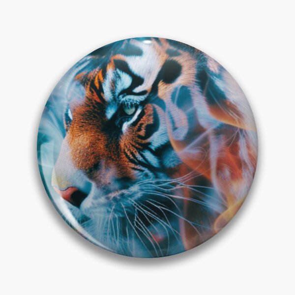 Artikelvorschau, Tiger im Rauch abstrakt entworfen und verkauft von Lewis-mart.