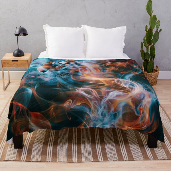 Item preview, Tiger in the smoke abstract  designed and sold by Lewis-mart.