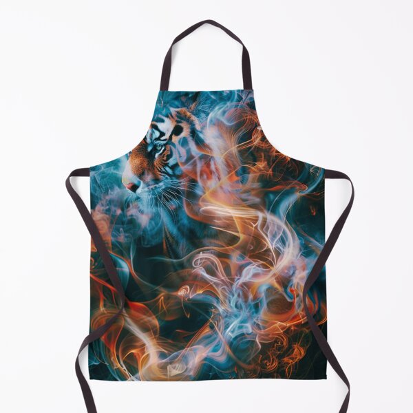 Item preview, Tiger in the smoke abstract designed and sold by Lewis-mart.