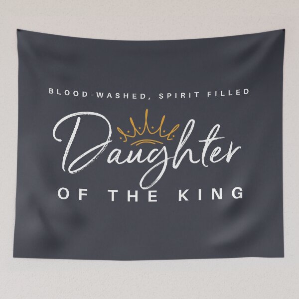 Item preview, White Text Daughter of the King designed and sold by DaiquiriFouch.