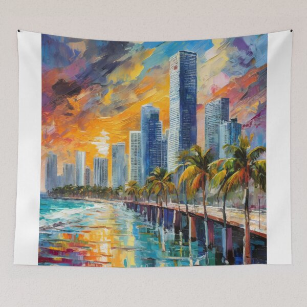 Item preview, Miami Cityscape designed and sold by Susan Rydberg.