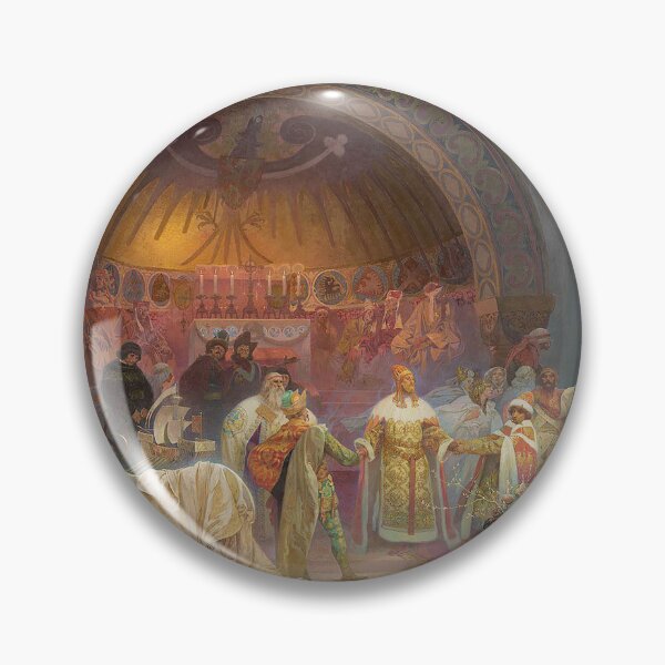 Item preview, The Slav Epic cycle No 5, The Czech King Přemysl Otakar II (1924),  by Alphonse Mucha. HIGH DEFINITION designed and sold by MINDTHECHERRY.