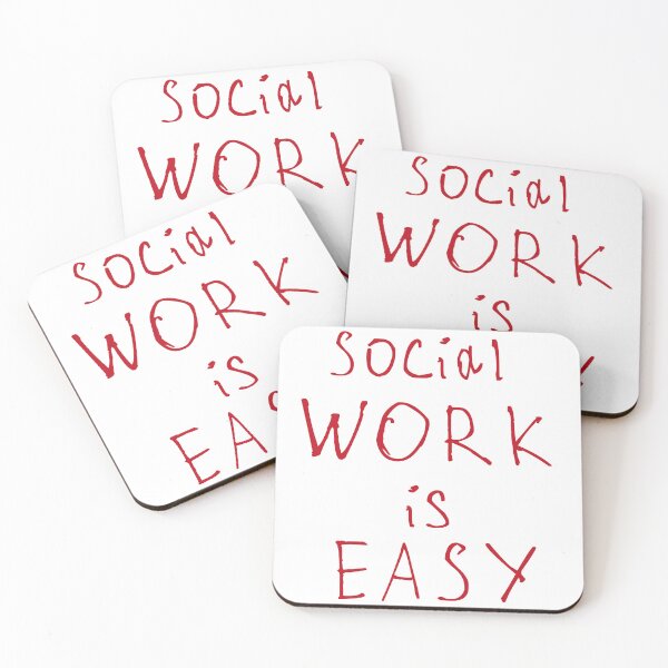 Item preview, Social work is easy designed and sold by kinpirks.