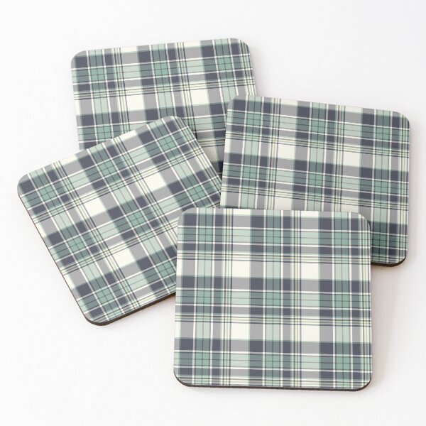 Item preview, Navy Blue and Seafoam Green Coastal Plaid designed and sold by plaidwerx.