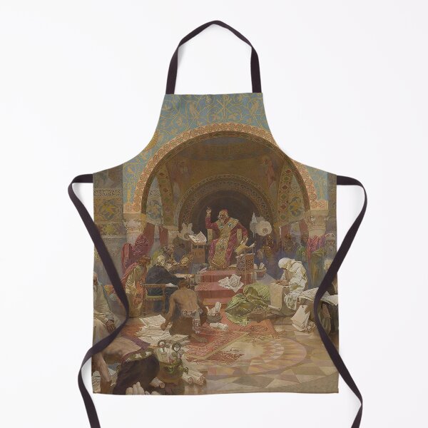 Item preview, The Slav Epic cycle No 4, The Bulgarian Tsar Simeon, by Alphonse Mucha. HIGH DEFINITION designed and sold by MINDTHECHERRY.