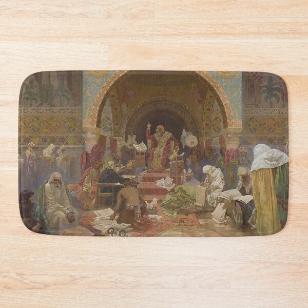 Item preview, The Slav Epic cycle No 4, The Bulgarian Tsar Simeon, by Alphonse Mucha. HIGH DEFINITION designed and sold by MINDTHECHERRY.
