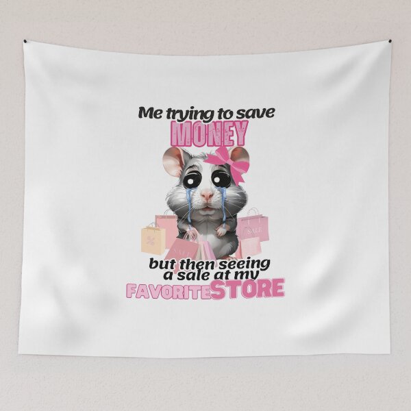 Item preview, Sad Hamster, Me trying to save money designed and sold by DMiracleStore.