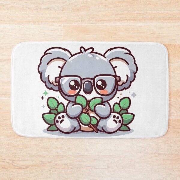 Item preview, Kawaii Koala: Wearing Glasses designed and sold by CanvasCutie.