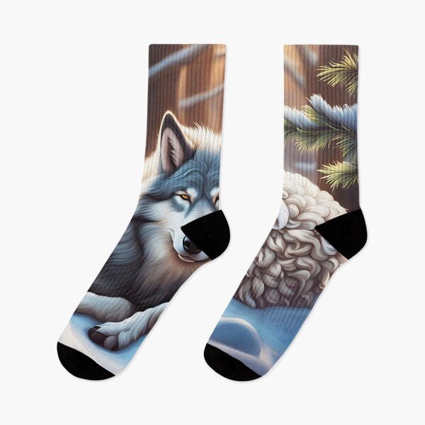 Item preview, Sheep Wolf Winter designed and sold by HumusArt.