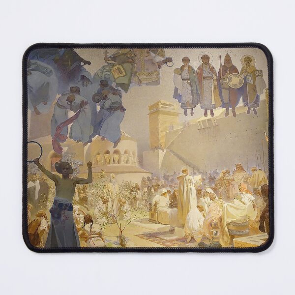 Item preview, The Slav Epic cycle No.3, The Introduction of the Slavonic Liturgy, by Alphonse Mucha. HIGH DEFINITION designed and sold by MINDTHECHERRY.