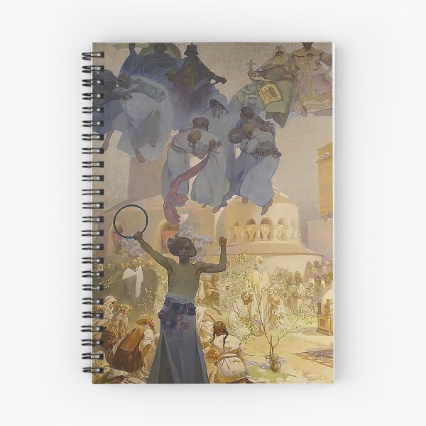 Item preview, The Slav Epic cycle No.3, The Introduction of the Slavonic Liturgy, by Alphonse Mucha. HIGH DEFINITION designed and sold by MINDTHECHERRY.