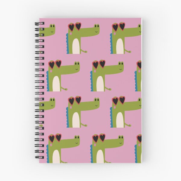 Item preview, Crocodile of great challenges cute crocodiles pattern pink designed and sold by Denisse diseno.