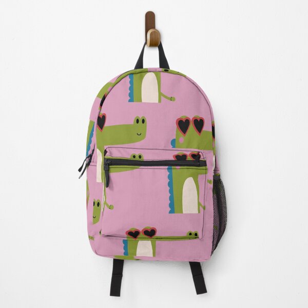 Item preview, Crocodile of great challenges cute crocodiles pattern pink designed and sold by Denisse diseno.