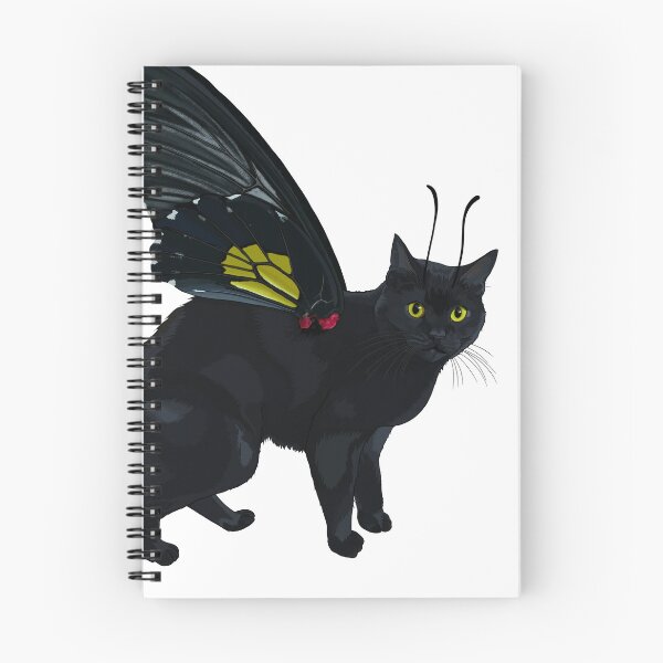 Item preview, Black Southern Birdwing Shorthair Butterfly Cat designed and sold by Carleah Unique.