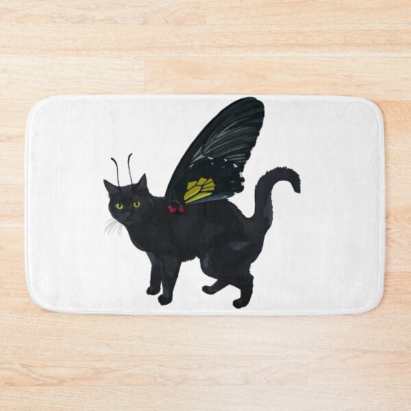 Item preview, Black Southern Birdwing Shorthair Butterfly Cat designed and sold by Carleah Unique.