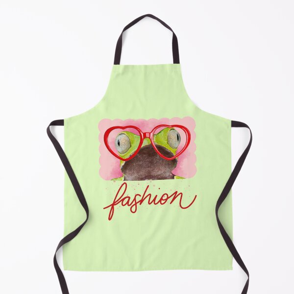 Item preview, Fashion Frog with Red Heart Glasses designed and sold by SpiralBalloon.