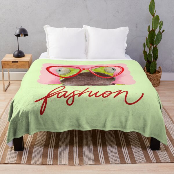 Item preview, Fashion Frog with Red Heart Glasses designed and sold by SpiralBalloon.