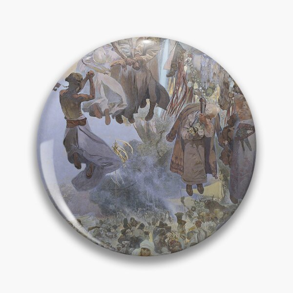 Item preview, The Slav Epic cycle No.2 The Celebration of Svantovít, by Alphonse Mucha. HIGH DEFINITION designed and sold by MINDTHECHERRY.