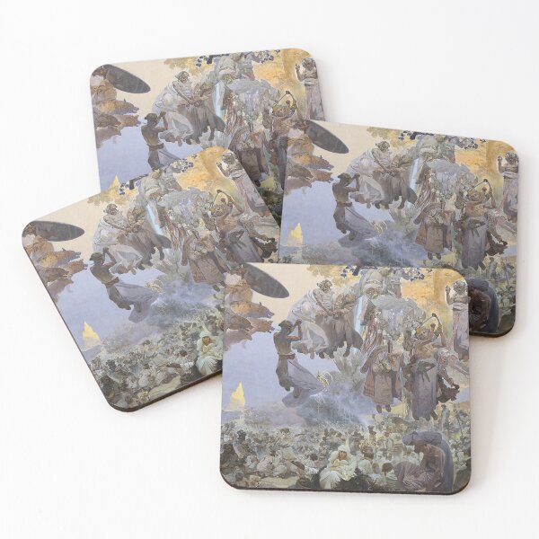 Item preview, The Slav Epic cycle No.2 The Celebration of Svantovít, by Alphonse Mucha. HIGH DEFINITION designed and sold by MINDTHECHERRY.