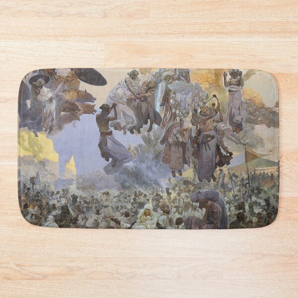 Item preview, The Slav Epic cycle No.2 The Celebration of Svantovít, by Alphonse Mucha. HIGH DEFINITION designed and sold by MINDTHECHERRY.