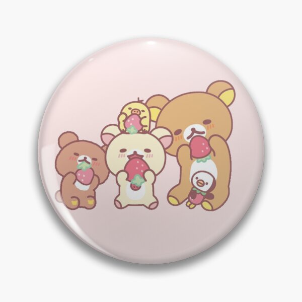 Item preview, Rilakkuma Family Strawberry Party  designed and sold by Ashleylala.