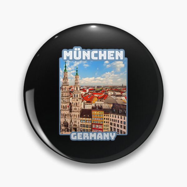 Item preview, Architectural landscape of München, Germany. Beautiful travel design. designed and sold by Unitepeople.