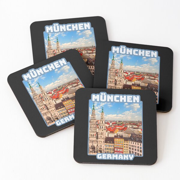 Item preview, Architectural landscape of München, Germany. Beautiful travel design. designed and sold by Unitepeople.