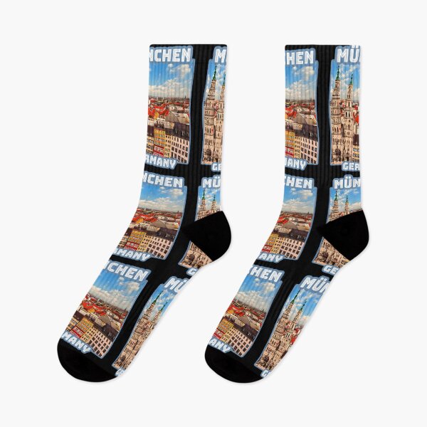 Item preview, Architectural landscape of München, Germany. Beautiful travel design. designed and sold by Unitepeople.