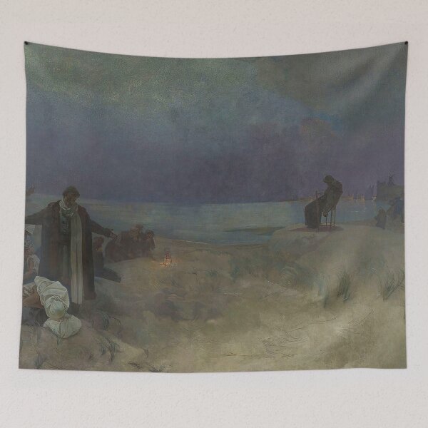 Item preview, The Slav Epic, cycle No.16 The Last days of Jan Amos Komenský in Naarden, by Alphonse Mucha. HIGH DEFINITION designed and sold by MINDTHECHERRY.