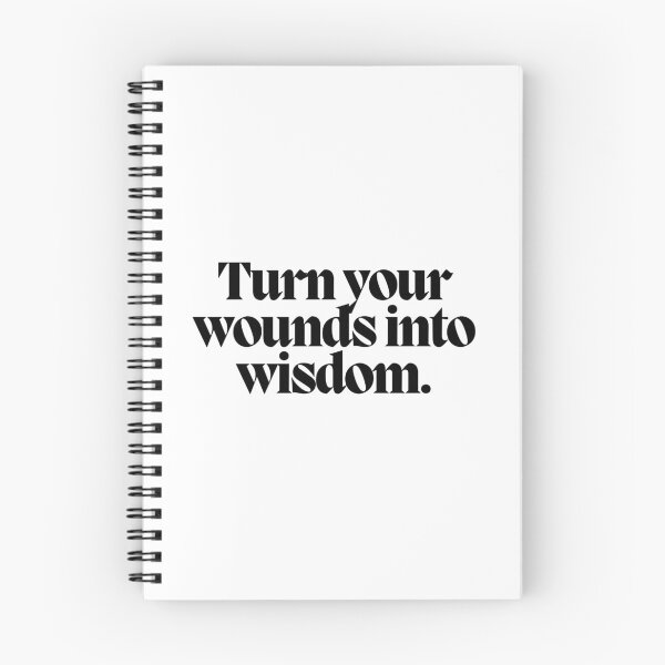 Item preview, Turn your wounds into wisdom.  designed and sold by CharmStudio.