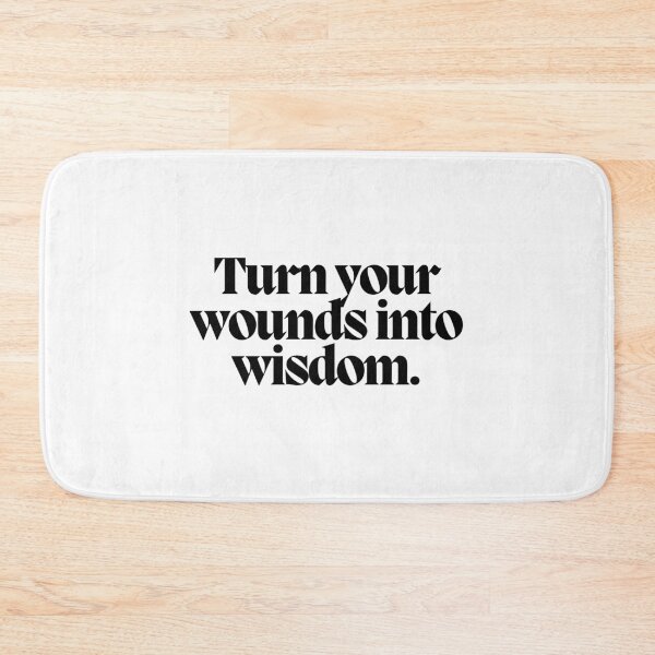Item preview, Turn your wounds into wisdom.  designed and sold by CharmStudio.