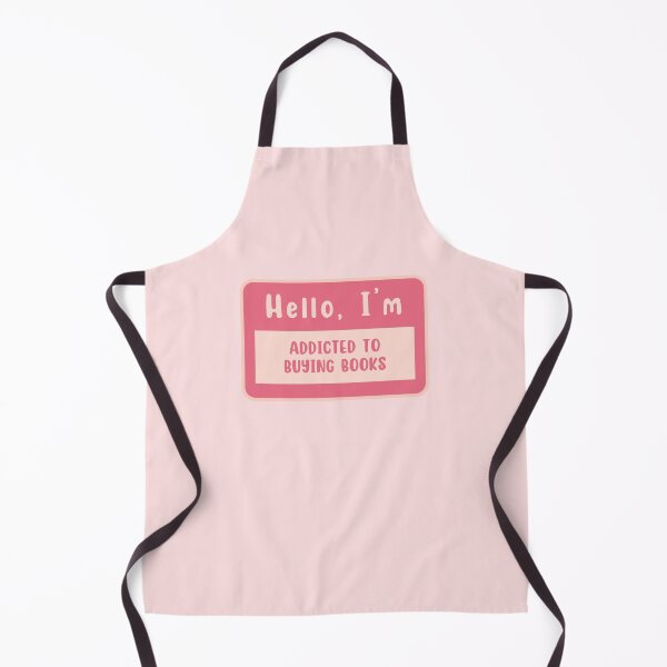 Item preview, Hello, I am addicted to buying books - pink designed and sold by Neadoodles.