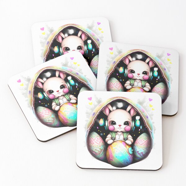 Item preview, Easter cyber bunny inside Easter egg designed and sold by BritishDelights.