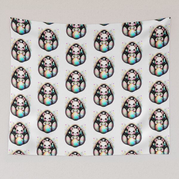 Item preview, Easter cyber bunny inside Easter egg designed and sold by BritishDelights.
