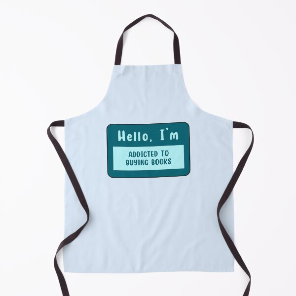 Item preview, Hello, I am addicted to buying books - blue designed and sold by Neadoodles.
