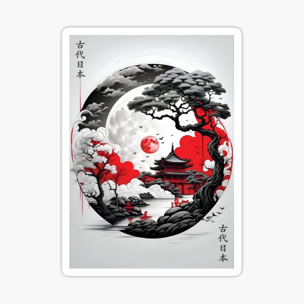 Item preview, Zen Enso Circle | Japanese designed and sold by BrokeMemers.