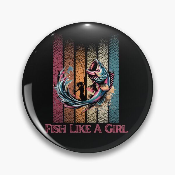 Item preview, Textured Pastel Retro Fish Like A Girl designed and sold by AlienOccupation.