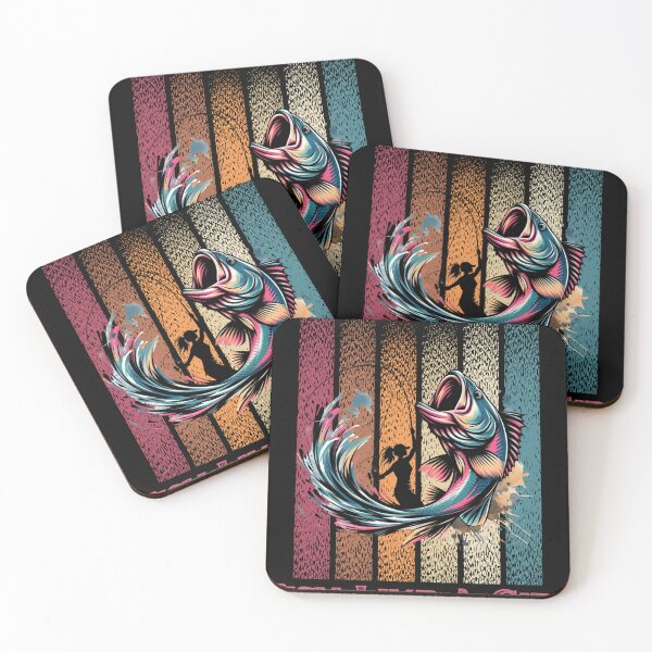 Item preview, Textured Pastel Retro Fish Like A Girl designed and sold by AlienOccupation.