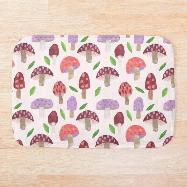Item preview, Mushroom Pattern - Pink and Purple  designed and sold by kellie-jayne.
