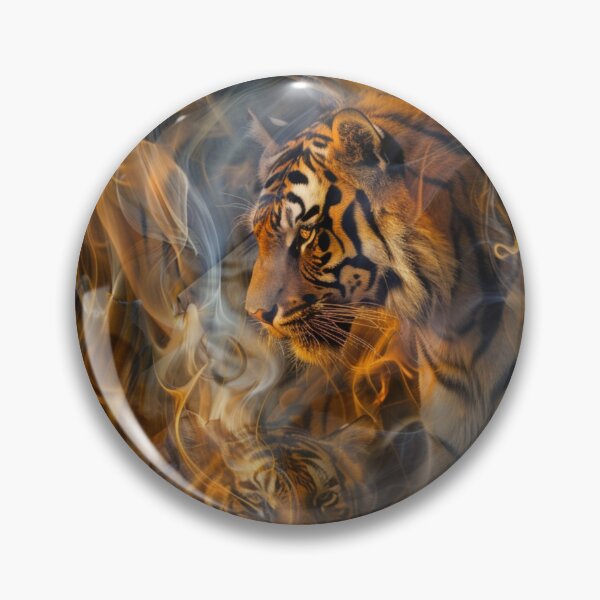 Artikelvorschau, Ein Paar Tiger mit abstraktem Design entworfen und verkauft von Lewis-mart.