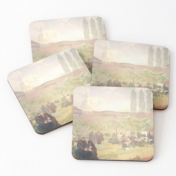 Item preview, The Slav Epic, cycle No.15 The Printing of the Bible of Kralice in Ivančice, by Alphonse Mucha. HIGH DEFINITION designed and sold by MINDTHECHERRY.