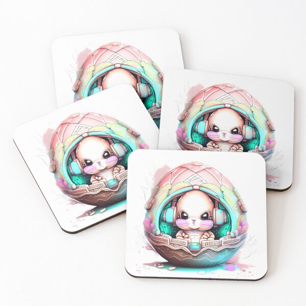 Item preview, Easter gamer cyber bunny inside Easter egg designed and sold by BritishDelights.