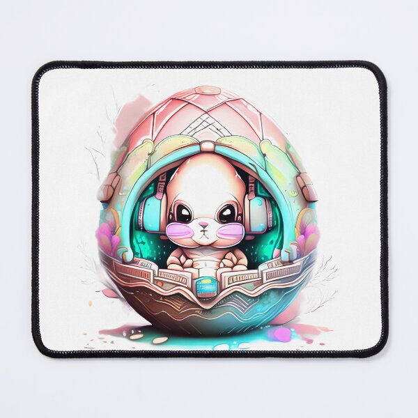 Item preview, Easter gamer cyber bunny inside Easter egg designed and sold by BritishDelights.