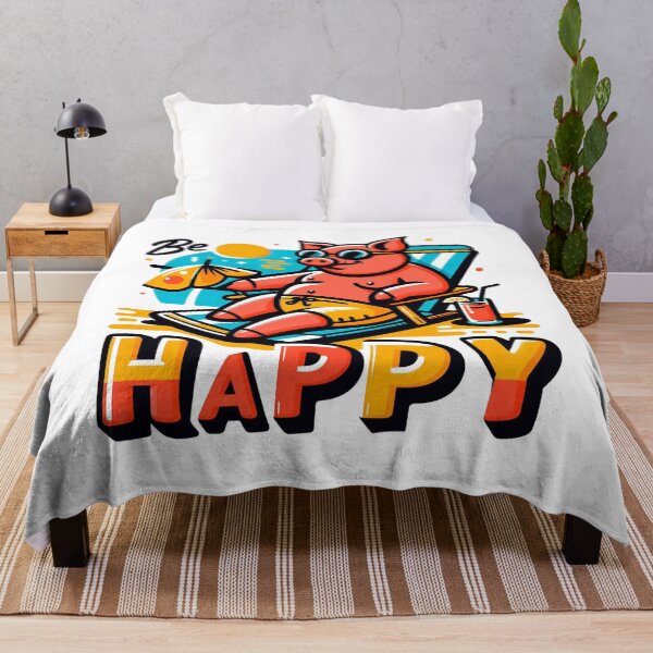 Item preview, Happy chilled out pig designed and sold by Dannysdesigns80.