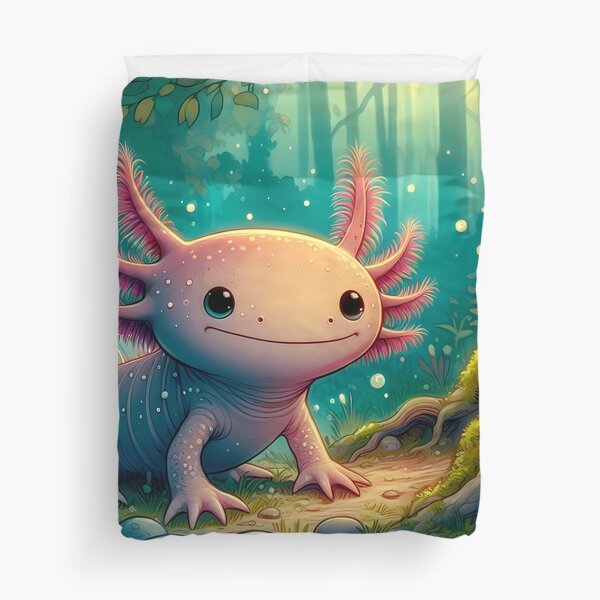 Best Deal for Erosebridal Axolotl Comforter Cover Cartoon WalTwin