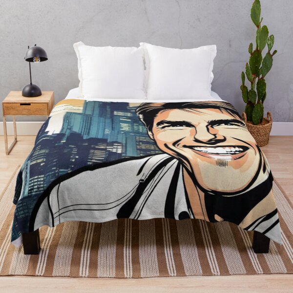 Item preview, Smiling Young Tom Cruise In Comics Art designed and sold by sportsimpact.