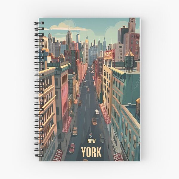 Item preview, Retro NewYork Illustration designed and sold by nomiraclehere.