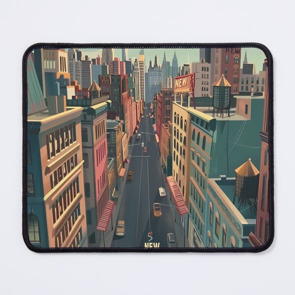 Item preview, Retro NewYork Illustration designed and sold by nomiraclehere.